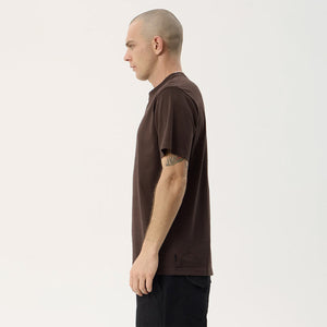 AFENDS Activities Recycled Retro Tee - Washed Coffee