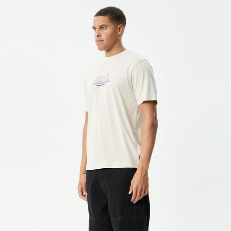 AFENDS Allure Retro Tee - Moonbeam