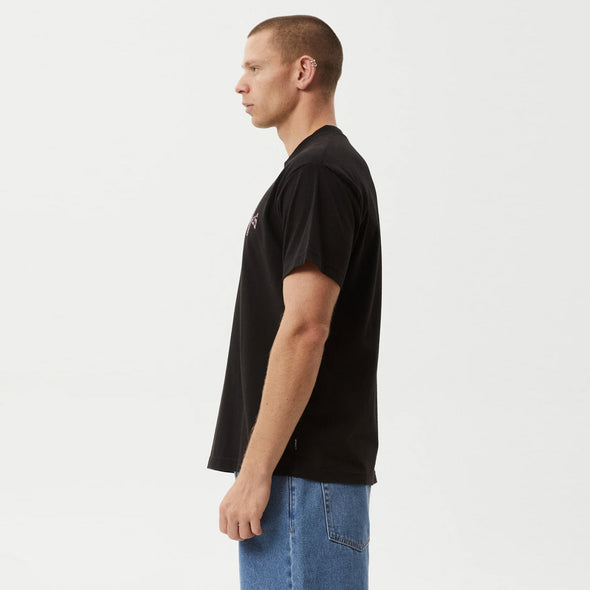 AFENDS Altered Heavy Weight Boxy Fit Tee - Black