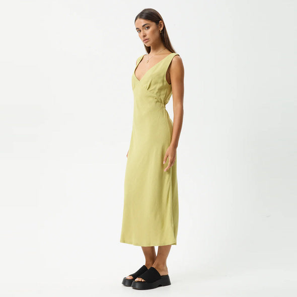 AFENDS Amaya Maxi Dress - Lemongrass