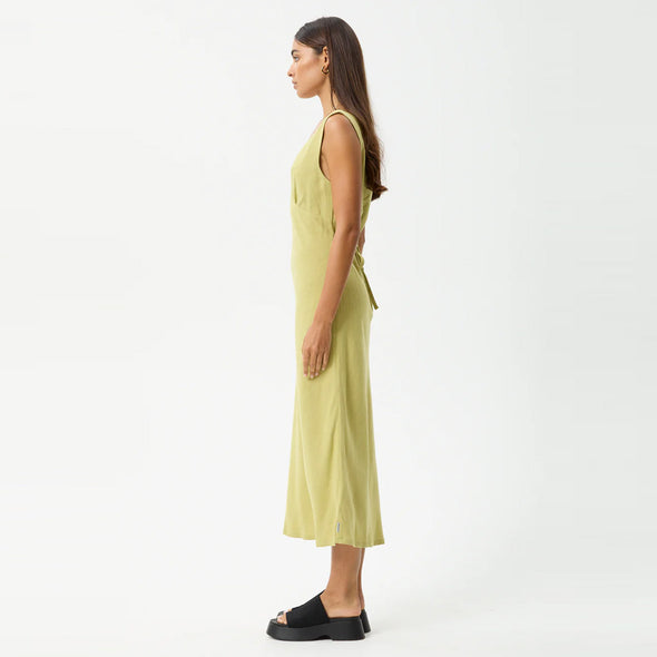 AFENDS Amaya Maxi Dress - Lemongrass