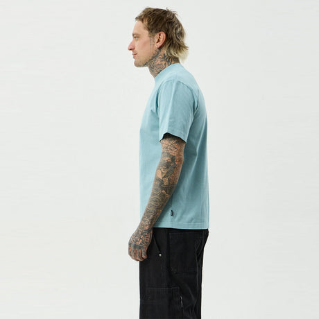 AFENDS Angel Boy Retro Tee - Washed Overcast