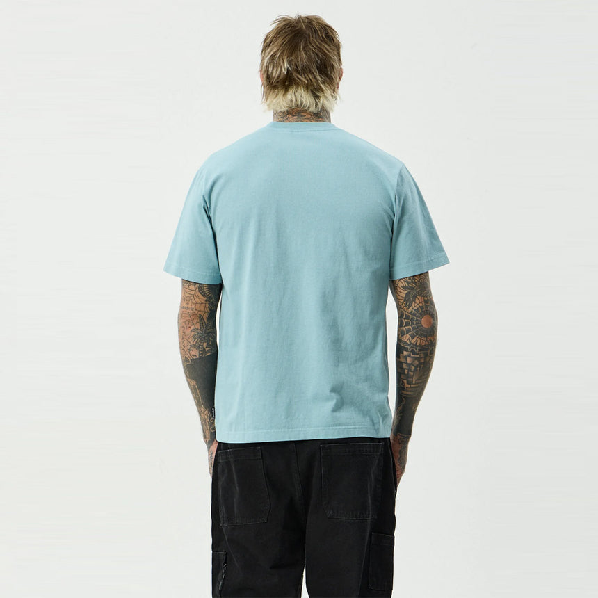 AFENDS Angel Boy Retro Tee - Washed Overcast