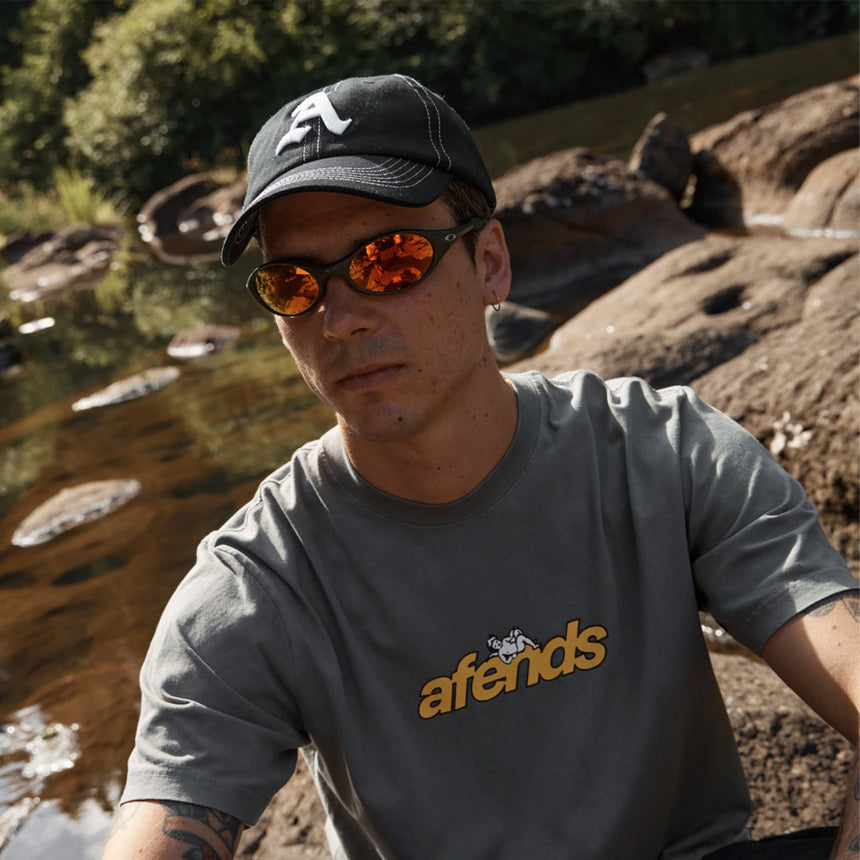 AFENDS Ayy Six Panel Cap - Black