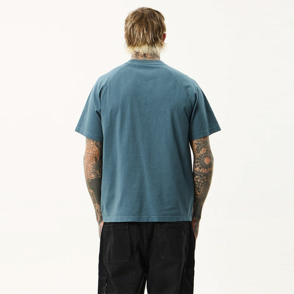 AFENDS Bats Raglan Boxy Tee - Fuel