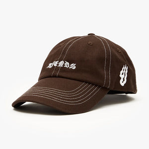 AFENDS Breathe Recycled 6 Panel Cap - Coffee