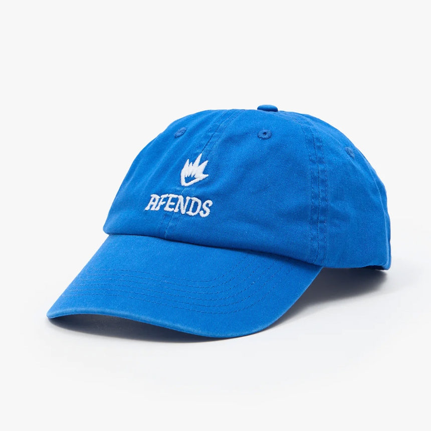 AFENDS Burnin Six Panel Cap - Washed Marina