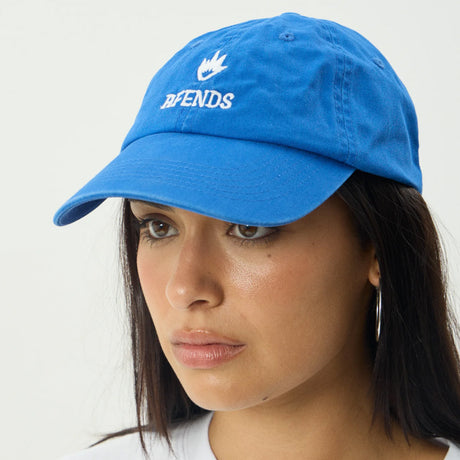 AFENDS Burnin Six Panel Cap - Washed Marina