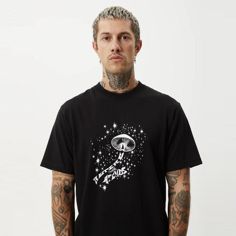 AFENDS Carpet Ride Retro Fit Tee - Black