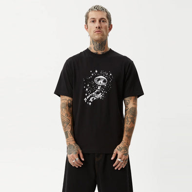 AFENDS Carpet Ride Retro Fit Tee - Black