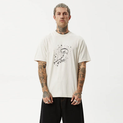 AFENDS Carpet Ride Retro Fit Tee - Moonbeam