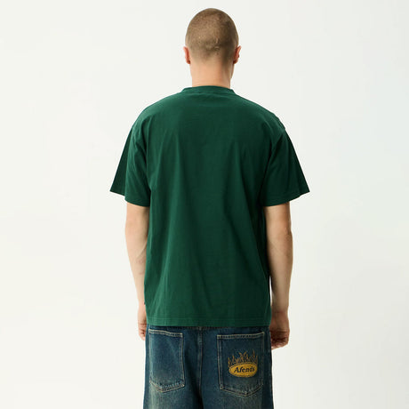 AFENDS Clock Off Recycled Boxy Tee - Washed Pine