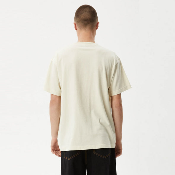 AFENDS Cloudy Boxy Fit Tee - Limestone