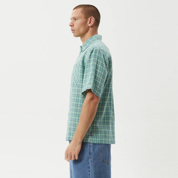 AFENDS Creator Short Sleeve Shirt - Pine