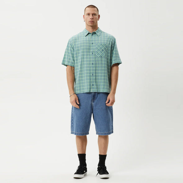 AFENDS Creator Short Sleeve Shirt - Pine