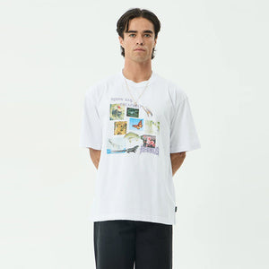 AFENDS Creatures Boxy Tee - White