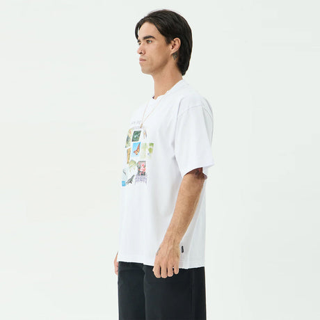 AFENDS Creatures Boxy Tee - White
