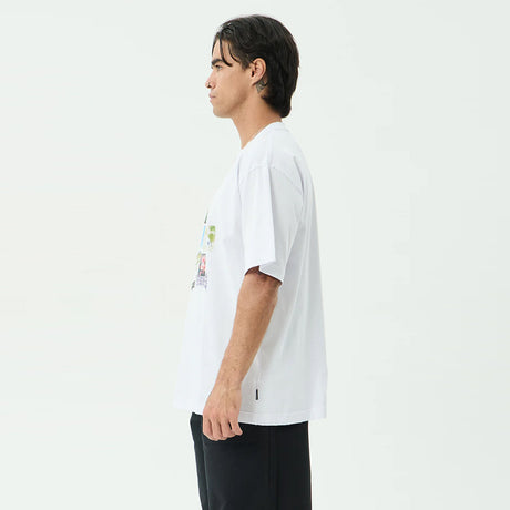 AFENDS Creatures Boxy Tee - White