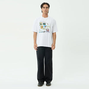 AFENDS Creatures Boxy Tee - White