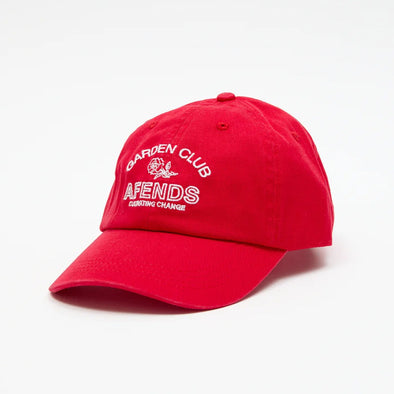 AFENDS Cultivate Panelled Cap - Tomato