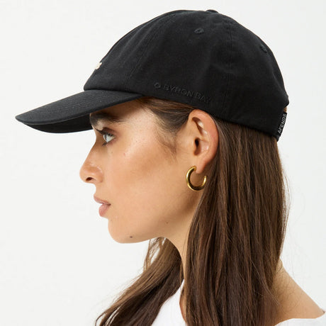 AFENDS Daylight Recycled Panelled Cap - Stone Black