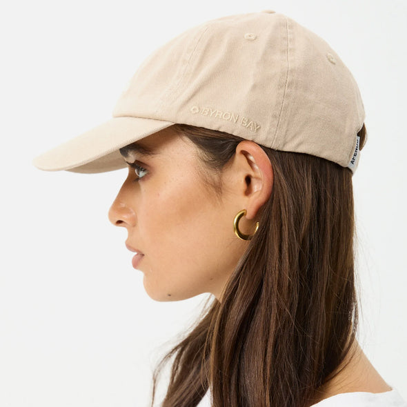 AFENDS Daylight Recycled Panelled Cap - Taupe