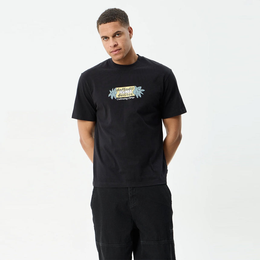 AFENDS Delites Heavyweight Retro Tee - Black