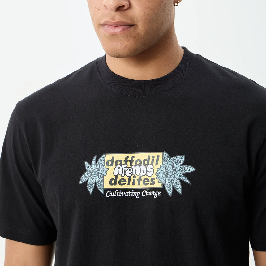 AFENDS Delites Heavyweight Retro Tee - Black