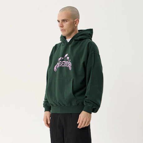 AFENDS Devotion Recycled Distressed Boxy Hood - Washed Pine