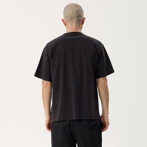 AFENDS Devotion Recycled Heavyweight Boxy Tee - Stone Black