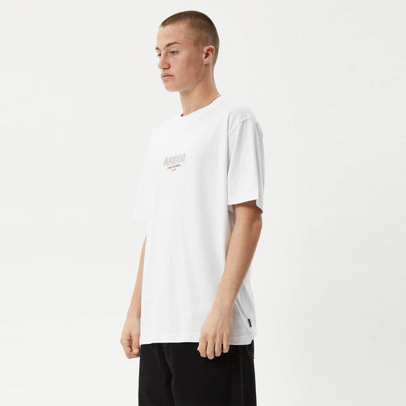 AFENDS Ember Retro Fit Tee - White