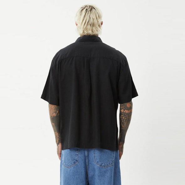 AFENDS Everyday Short Sleeve Shirt - Black