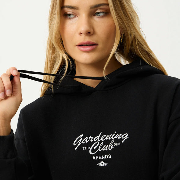 AFENDS Women's Gardening Club Pull On Hood - Black