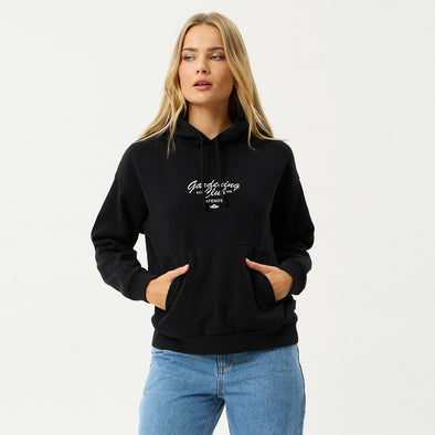 AFENDS Women's Gardening Club Pull On Hood - Black