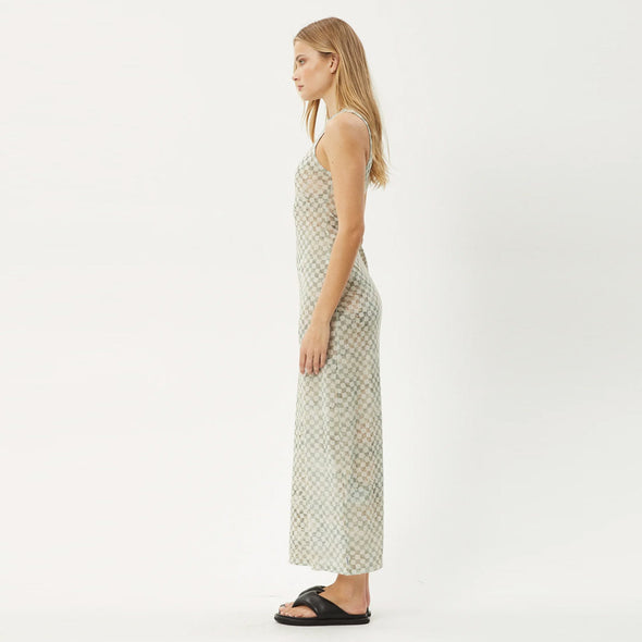 AFENDS Glasshouse Sheer Maxi Dress - Sand