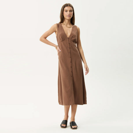 AFENDS Hartley Maxi Dress - Cinnamon