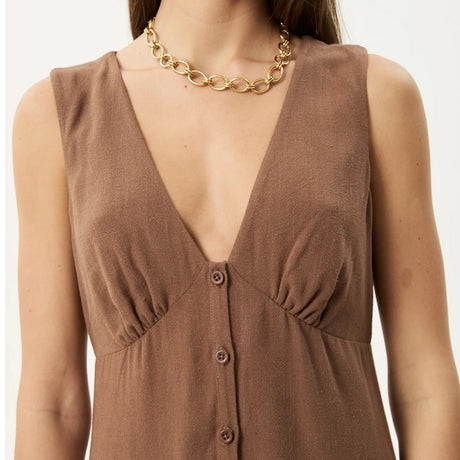 AFENDS Hartley Maxi Dress - Cinnamon