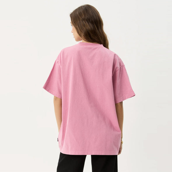 AFENDS Heavy Petal Heavyweight Boxy Tee - Washed Marrakesh