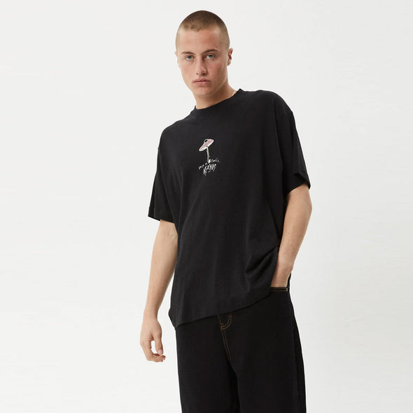 AFENDS High Priority Boxy Fit Tee - Black