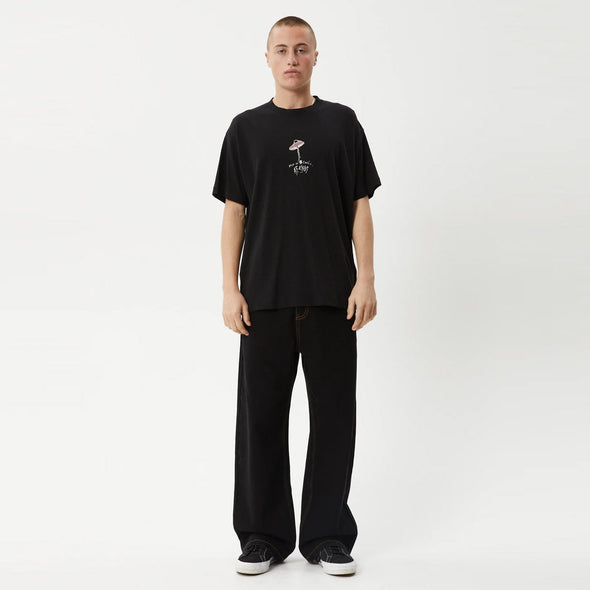 AFENDS High Priority Boxy Fit Tee - Black