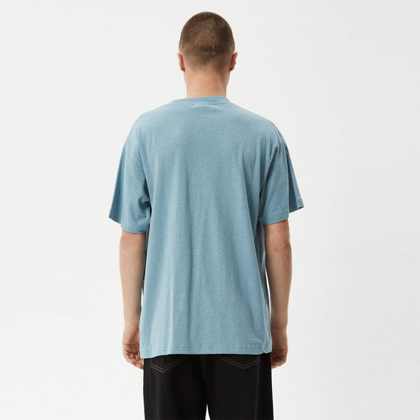 AFENDS High Priority Boxy Fit Tee - Ocean Spray