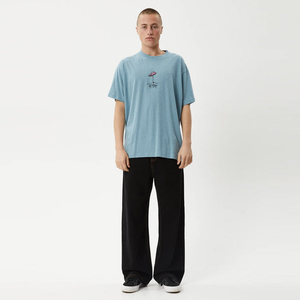 AFENDS High Priority Boxy Fit Tee - Ocean Spray