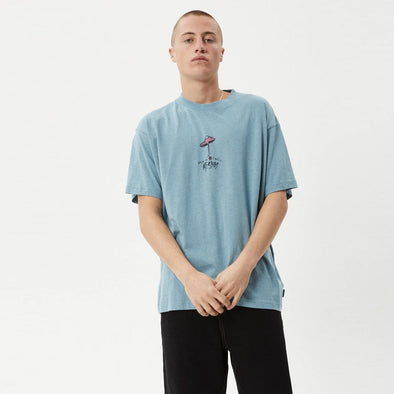 AFENDS High Priority Boxy Fit Tee - Ocean Spray