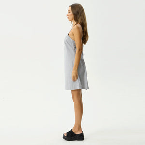 AFENDS Intergalactic Mini Dress - Navy Stripe