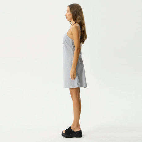 AFENDS Intergalactic Mini Dress - Navy Stripe