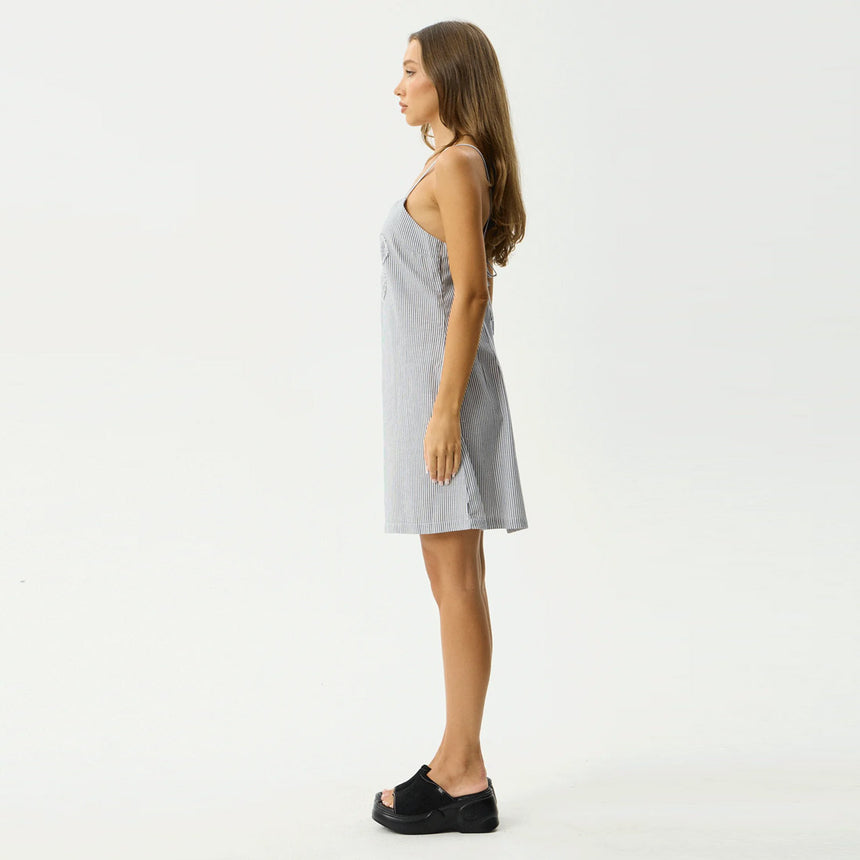 AFENDS Intergalactic Mini Dress - Navy Stripe