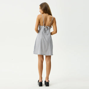 AFENDS Intergalactic Mini Dress - Navy Stripe