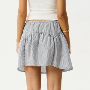 AFENDS Intergalactic Mini Skirt - Navy Stripe