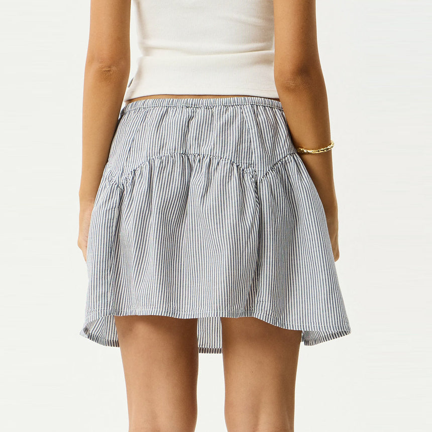 AFENDS Intergalactic Mini Skirt - Navy Stripe