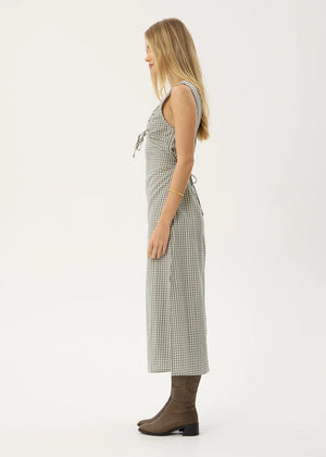 AFENDS Izzy Maxi Dress - Vice Alpine Check